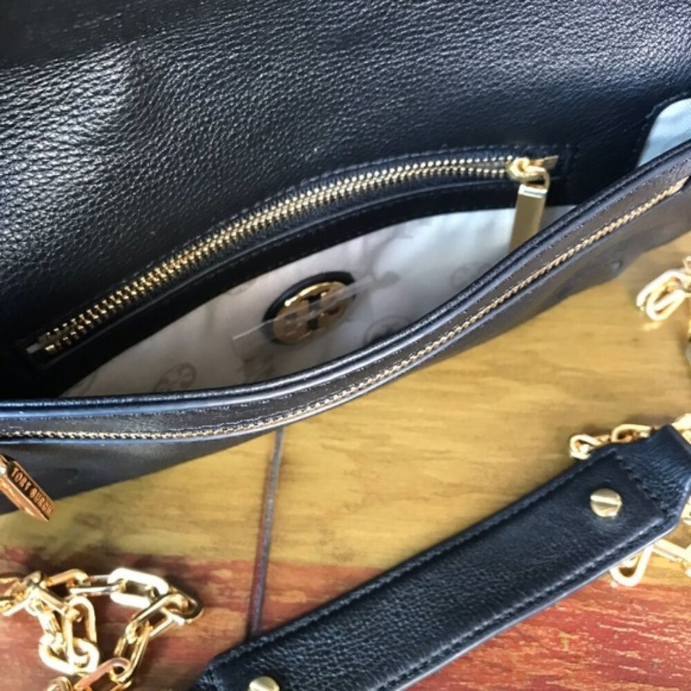 ⛔️SOLD⛔️Tory Burch - Black Crossbody Clutch Bag Handbag - Picture 4 of 11